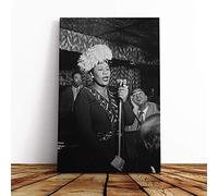 Ella Fitzgerald Canvas Print | Gallery Wrapped 30mm Frame Wall Art | 24x16 inches | Ready to Hang | Modern Picture | Living Room Bedroom Lounge Office