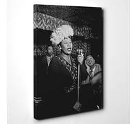 Ella Fitzgerald Canvas Print | Gallery Wrapped 30mm Frame Wall Art | 30x20 inches | Ready to Hang | Modern Picture | Living Room Bedroom Lounge Office