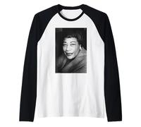 Ella Fitzgerald Queen of Jazz Duffy Archive Photography Raglan Baseball Tee