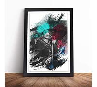 Ella Fitzgerald V2 | Framed Wall Art Print | Modern Home Decor Picture | Ready to Hang Artwork for Living Room, Bedroom, Kitchen or Office | Multiple Sizes