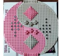 Ella Health & Beauty Acupressure Yin Yang Mat - Powermat With Pyramids and Magnets with Get Free Booklet 60 Tips to Boost Energy,Pain Relief & For Total Health