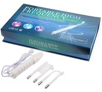 Ella Health & Beauty Portable High Frequency Machine Facial Wand Acne for Skin Tightening Acne Spot Wrinkles Reducing Puffy Eyes Dark Circles Dispel Freckle 4 in 1 Handheld Machine for Face & Hair