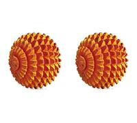 Ella Health & Beauty Wooden Balls for Stress Relieving Spikes Makes Sensory Stimulation Complete Body Massage 2pcs