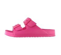ella Ladies Double Buckle Slides (Fuchsia, uk_footwear_size_system, adult, women, numeric, medium, numeric_4)