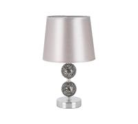 Ella Mosaic Lamp Grey Shade 38x15Cm