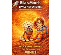 Ella & Puppy Morris: Venus Sketchbook for Kids Ages 3-8: 6x9, Blank Pages: A cute space-themed notebook for kids. 6x9 size with 110 pages. Perfect for school, journaling and drawing.