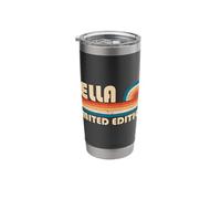 Ella Retro 70s 80s Sunset Stripe Stainless Steel Insulated Tumbler