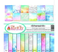 Ella & Viv by Reminisce Ethereal Scrapbook Collection Kit, Paper, Multicolor, 12x12 inches