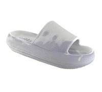ella Womens Cloud Pillow Sliders Slides EVA Comfort Summer Lightweight Non Slip Shower Beach Holiday Pool Sandals Slippers (Grey Marble, UK Footwear Size System, Adult, Women, Numeric, Medium, 6)