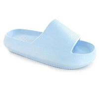 ella Womens Cloud Pillow Sliders Slides EVA Comfort Summer Lightweight Non Slip Shower Beach Holiday Pool Sandals Slippers (Baby Blue, UK Footwear Size System, Adult, Women, Numeric, Medium, 3)