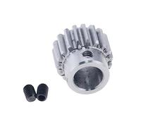 ELLANA transmission angle 1pc 1 Module 15T 18 Teeth Spur Gear 6mm 8mm 10mm Inner Hole Gear Rack Pinion 1M 15T 18T Motor Pinion Gear 45 Steel Gear driver shaft (Size : 15 Teeth 6mm bore)