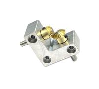 ELLANA transmission angle 1pcs Miniature Bevel Gearbox 90 Degrees Converter Gearbox 4MM Shaft 1:1 Right Angle Gearbox Commutator driver shaft