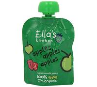 Ella'S Kitchen Apples Apples Apples Super Smooth Puree Stage 1 From 4 Months 70G - Pack of 2