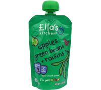 Ella's Kitchen Apples Green Beans + Raisins Super Smooth Puree 3.5 oz (99 g)