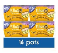 Ella's Kitchen Banana Bread Pudding Baby Dessert Pot Multipack 7+ Months 4 x 80g (Pack of 4)