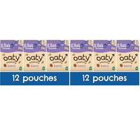 Ella's Kitchen Berry Oaty Smooshy 3 x (4 x 90g) (Pack of 2)