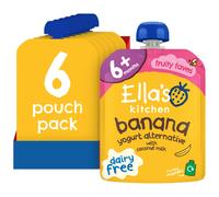 Ella's Kitchen Dairy Free Banana Yoghurt Alternative 6+ Months, Pack of 6, 540g