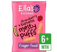Ella'S Kitchen Grab Me Melty Puffs Strawberries + Bananas from 7 Months 20G - Pack of 2