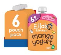 Ella's Kitchen Greek Yoghurt and Mangoes 6+ Months, Pack of 6, 540g