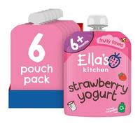 Ella's Kitchen Greek Yoghurt and Strawberries 90 g (Pack of 6)