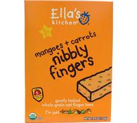 Ella's Kitchen Nibbly Fingers Mangoes + Carrots 5 Bars 4.4 oz (125 g)
