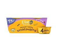 Ella's Kitchen Organic Bread Pudding Banana and Vanilla 80g 4s