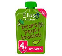Ella's Kitchen Organic Broccoli, Pears & Peas Stage 1 120g - Pack of 2