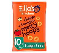 Ella's Kitchen Organic Cheese and Tomato Melty Hoops Baby Snack 10+ Months 20g
