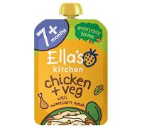 Ella's Kitchen Organic Chicken and Veg Baby Pouch 7+ Months, 130g (Pack of 6)