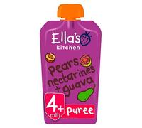 Ella's Kitchen Organic Pears, Nectarines and Guava Baby Food Pouch 4+ Months 120g