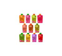 Ella's Kitchen Organic Stage 1 Mixed Variety Pack, Weaning 4+ Months Baby Food - Pack of 11 x 120g Pouches
