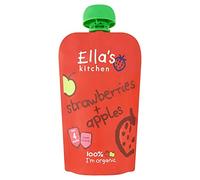 Ellas Kitchen Organic strawberries and Apples 4 + month 120g (Pack of 7 x 120g