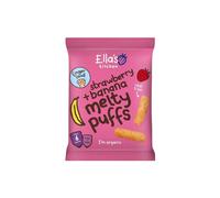 Ella's Kitchen Organic Strawberry & Banana Melty Puffs Baby Snack 6+ months 20g