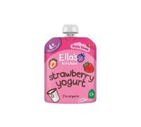 Ella's Kitchen Organic Strawberry Greek Style Yoghurt Baby Food Pouch 6+ months 90g