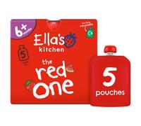 Ella's Kitchen Organic The Red One Multipack 6+ Months 5 x 90g