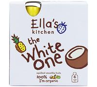 Ellas Kitchen Organic The White One Fruit Smoothie 4x90 g (Pack of 3, Total 12 Pouches)