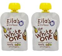 Ella's Kitchen Organic The White One Smoothie Fruit, 4 x 90g (Pack of 2)