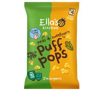 Ella's Kitchen Pea and Sweetcorn Puff Pops - Pack of 4 - 9g