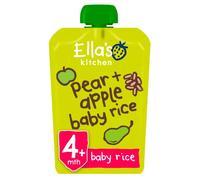 Ella's Kitchen Pears, Apples & Baby Rice Stage 1 From 4 Mths 120G