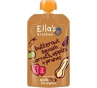 Ella's Kitchen - Stage 1 Baby Food - Butternut Squash, Carrots, Apples & Prunes - 120g (Pack of 6)