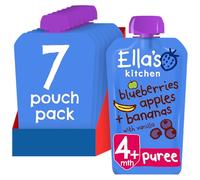 Ella's Kitchen Stage 1 Blueberries/Apples/Bananas and Vanilla 120 g (Pack of 7)