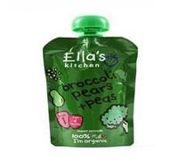 Ella's Kitchen Pears Peas + Broccoli from 4 Months, 120g