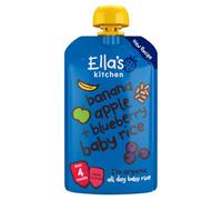 Ella's Kitchen, Stage 1, Organic Banana, Apple & Blueberry Baby Rice (7 x 120g)