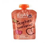 Ella's Kitchen Organic Peaches and Bananas Baby Food Pouch 4+ Months 120g