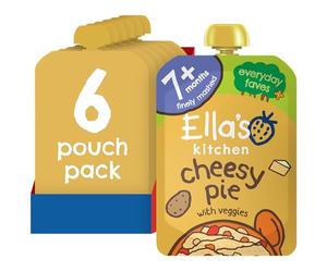 Ella's Kitchen Stage 2 from 7 Months Organic Cheese Pie 130 g (Pack of 6)