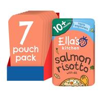 Ella's Kitchen, Stage 3 From 10 Months Organic Salmon Risotto ,190 g, (Pack of 7)