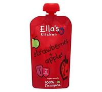 Ella'S Kitchen Strawberries + Apples Stage 1 From 4 Months 120G - Pack of 2