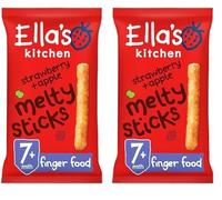 Ella's Kitchen Strawberry & Apple Melty Sticks 5 x 16g (Pack of 2)
