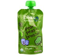 Ella's Kitchen Super Smooth Puree Pears Peas + Broccoli 3.5 oz (99 g)