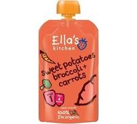 Ellas Kitchen - Sweet Potato Broccoli & Carrot - Stage 1 - 120g x 7